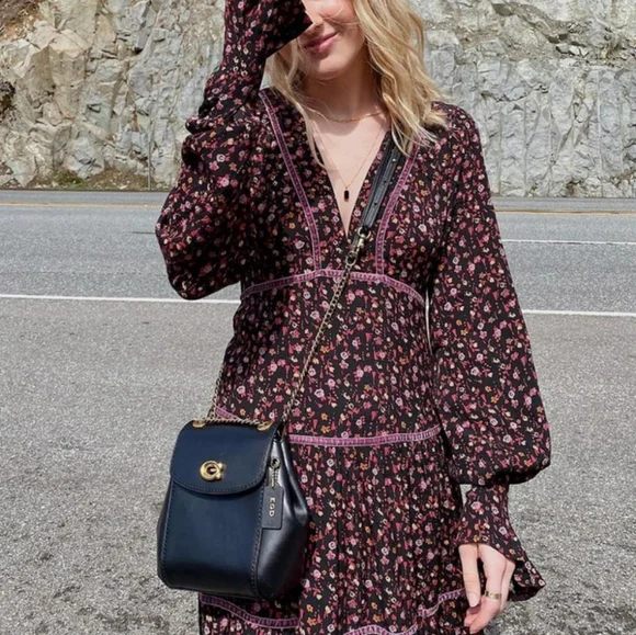 Free People Retro Floral Maxi Dress - Picture 9 of 14